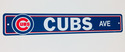 Chicago Cubs Street Sign NEW! 4"X24" "Cubs Ave." M