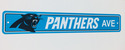 Carolina Panthers Street Sign NEW! 4" X 24" "Panth