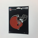 Cleveland Browns Logo Metallic Die-Cut Decal 4x5 I