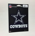 Dallas Cowboys Logo Metallic Die-Cut Decal 5x5 Inc