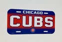 Chicago Cubs Plastic License Plate NEW!! Free Ship