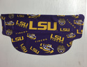 LSU Tigers Purple Fan Mask One Size Fits Most NEW!