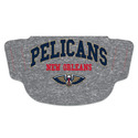 New Orleans Pelicans Gray Fan Mask One Size Fits M