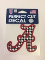 Alabama Crimson Tide Houndstooth Logo Perfect Cut 