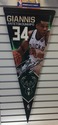 Giannis Antetokounmpo Bucks Logo Premium Pennant F