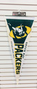 Green Bay Packers Retro Logo Premium Pennant Felt 