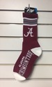 Alabama Crimson Tide Socks Crew Length Medium Size