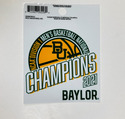 Baylor Bears 2021 National Champions Static Cling 