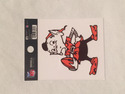 Cleveland Browns "Brownie" Static Cling Sticker NE