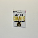 Denver Nuggets 2023 NBA Champions Static Cling Dec