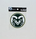 Colorado State Rams Die-Cut Decal 3x3 Inches Windo