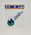 Dallas Mavericks Retro Logo Die-Cut Decal Window, 