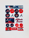 ***No A Merge*** Atlanta Braves Vinyl Sticker Shee