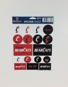 Cincinnati Bearcats Vinyl Sticker Sheet 17 Decals 