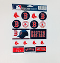 Boston Red Sox Vinyl Sticker Sheet 17 Decals 5x7 I