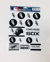 Chicago White Sox Vinyl Sticker Sheet 17 Decals 5x