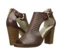 White Mountain Women's Dreamy Heeled Sandal, Brown