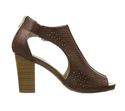 White Mountain Women's Dreamy Heeled Sandal, Brown