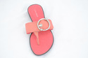 Nine West Women's Sambuca Sandal Pink Leather 6.5M