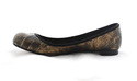 Max Studio Women's Jannie Flat Gold Crackle Leathe