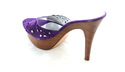 Guess Women's Carol Platform Sandal Purple Suede 9