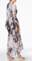 Bar III Asymmetrical Maxi Wrap Dress, XXS