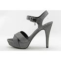 G By Guess Cenikka Platform Dress Sandals Silver S