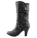 Style & Co Women's Ennvey Boot (5, Black)