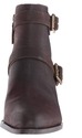 Nine West Women's Evalee Leather Ankle Bootie, Dar