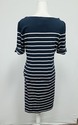 Karen Scott PETITE Stripped Navy Dress SZ: PL-NEW