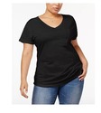 Style&Co. Plus Size V-Neck T-Shirt 0X