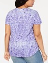 Style & Co Plus Size Cotton Geometric-Print T-Shir