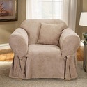 Surefit Soft Suede Chair Cover, Polyester, Relaxed