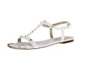 Bandolino Women's Taos Gladiator Sandal White Synt