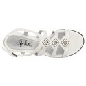 LifeStride Utopia White Women's Sandal Shoes 8.5 N