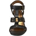 Nine West New Women's Session Sandal Wedge Black L