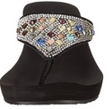 Yellow Box Women's Almar Flip Flop Wedge, Black/Mu