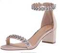 Jewel Badgley Mischka Women's BRONWEN Sandal, Cham