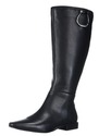 Naturalizer Womens Carella Black Wide Calf Knee Hi