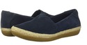 Clarks Women's Danelly Sky Loafer, Navy Suede, 9.0