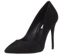 Steve Madden Women's Daisie Dress Pump, Black Sued