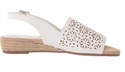 Easy Street womens Trudy Sandal White ,8 US wide