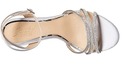 Jewel Badgley Mischka Women's SPARKLE Sandal, Silv