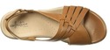 Clarks Women's Loomis Cassey Sandal, tan Leather, 