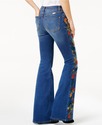 Anna Sui INC Women Jeans Floral Embroidered Regula