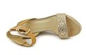 Bar III Athena Women's Shoes US 8 Gold Wedge Sanda