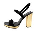 Calvin Klein Women's Bambii Black Velvet Snake Pri