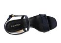 Calvin Klein Women's Bambii Deep Navy Velvet Snake