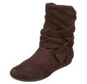 Rampage Womens Beckett Ankle Boot Dark Brown Size 