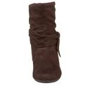 Rampage Womens Beckett Ankle Boot Dark Brown Size 